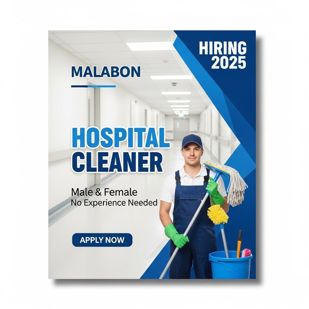 Malabon Hospital Cleaner Hiring