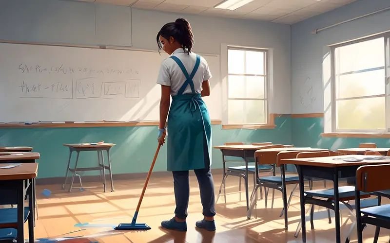 School Cleaner Job in Kuwait